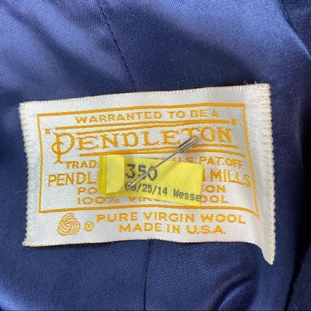 Pendleton Wool Pea Coat Navy size 10 - Picture 5 of 14